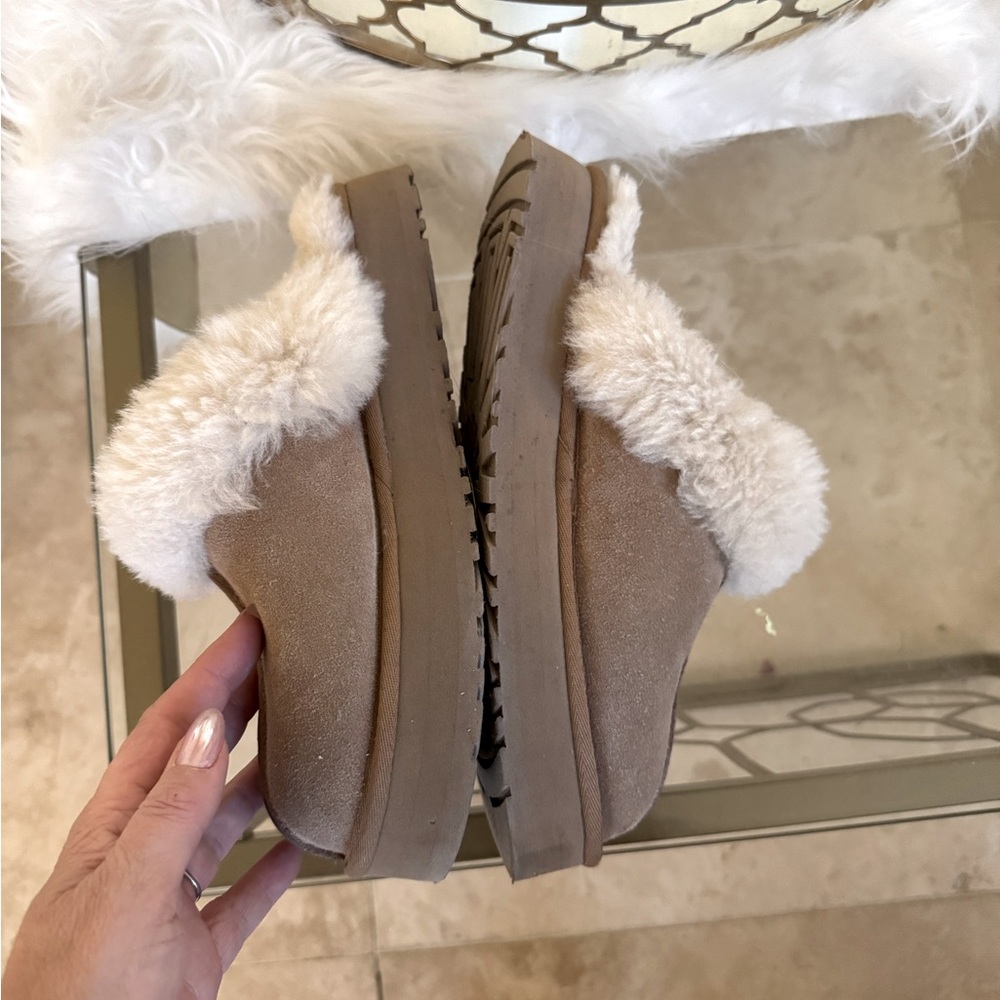 UGG Australia Disquette Platform Slippers Chestnut, Sz 9 - Picture 8 of 10